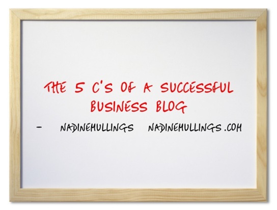 The 5 C's of a Successful Business Blog